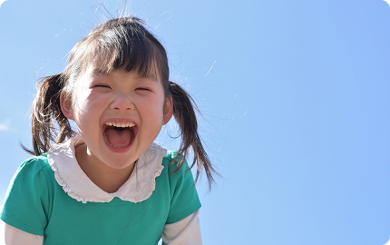 笑顔の子供